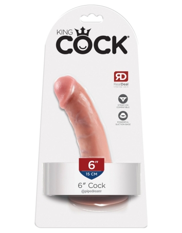 Фаллос King Cock 6", Pipedream