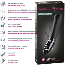 Вибратор с электростимуляцией Mystim Tickling Truman