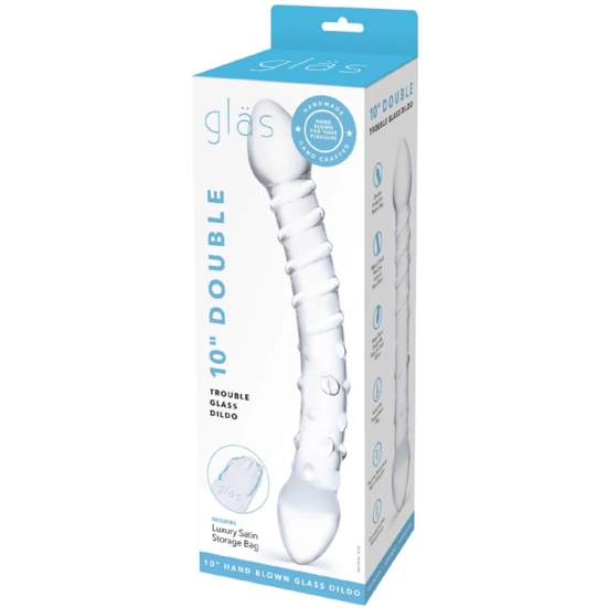 Фаллос из стекла Glas Double Trouble